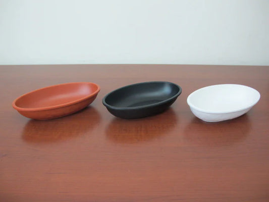 Matte Oval Dish 21.5 cm