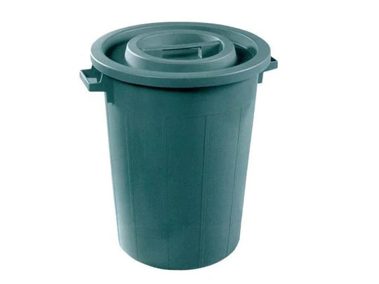 Plastic waste Barrel Green 75 L