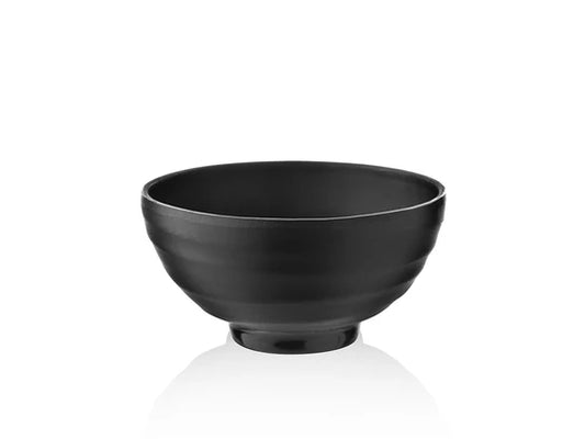Small Round Bowl Black Mat Finish 11 cm