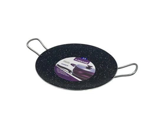 Black Granite Nouval Shallow wok 24 cm
