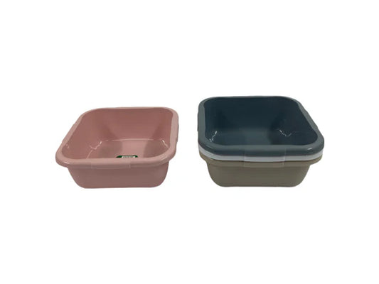 Colorful Squared Bowl; 3 lt
