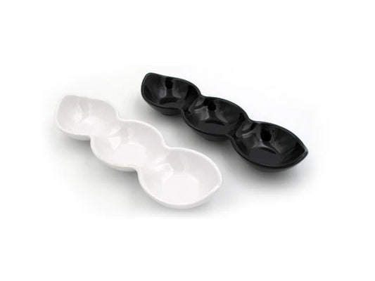 Melamine Three-Grid Bowl 28 cm