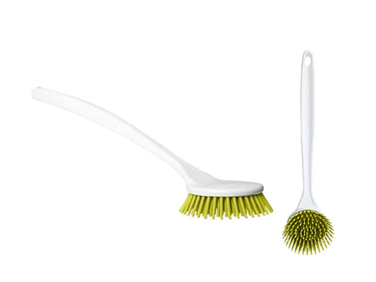 Round Silicone Pan and Dish Brush