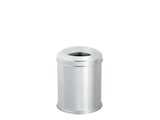 SS Non Flammable Capless Dust Bin 8 L
