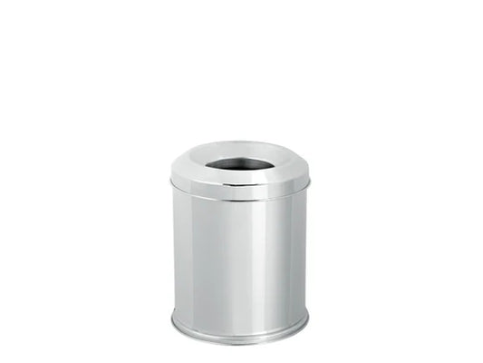 SS Non Flammable Capless Dust Bin 8 L
