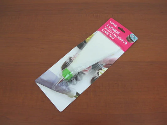 Silicon Piping Bag with 4 Tips