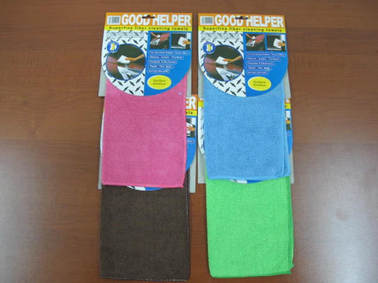Small Microfiber Dust Cleaning Cloth 30x30 cm X2