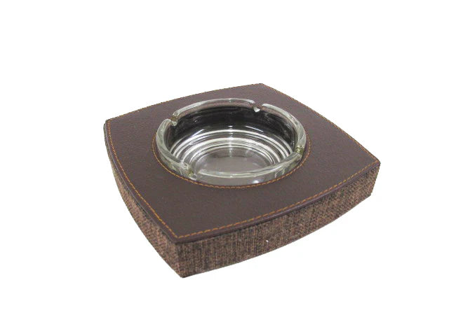 Square Leather Ash Tray