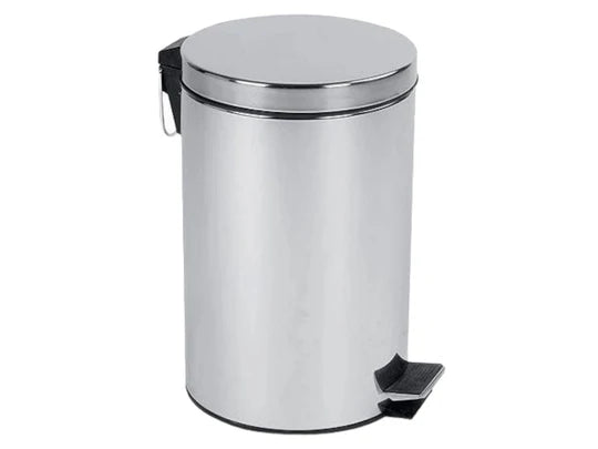 Stainless Steel Dustbin with pedal 12 lt